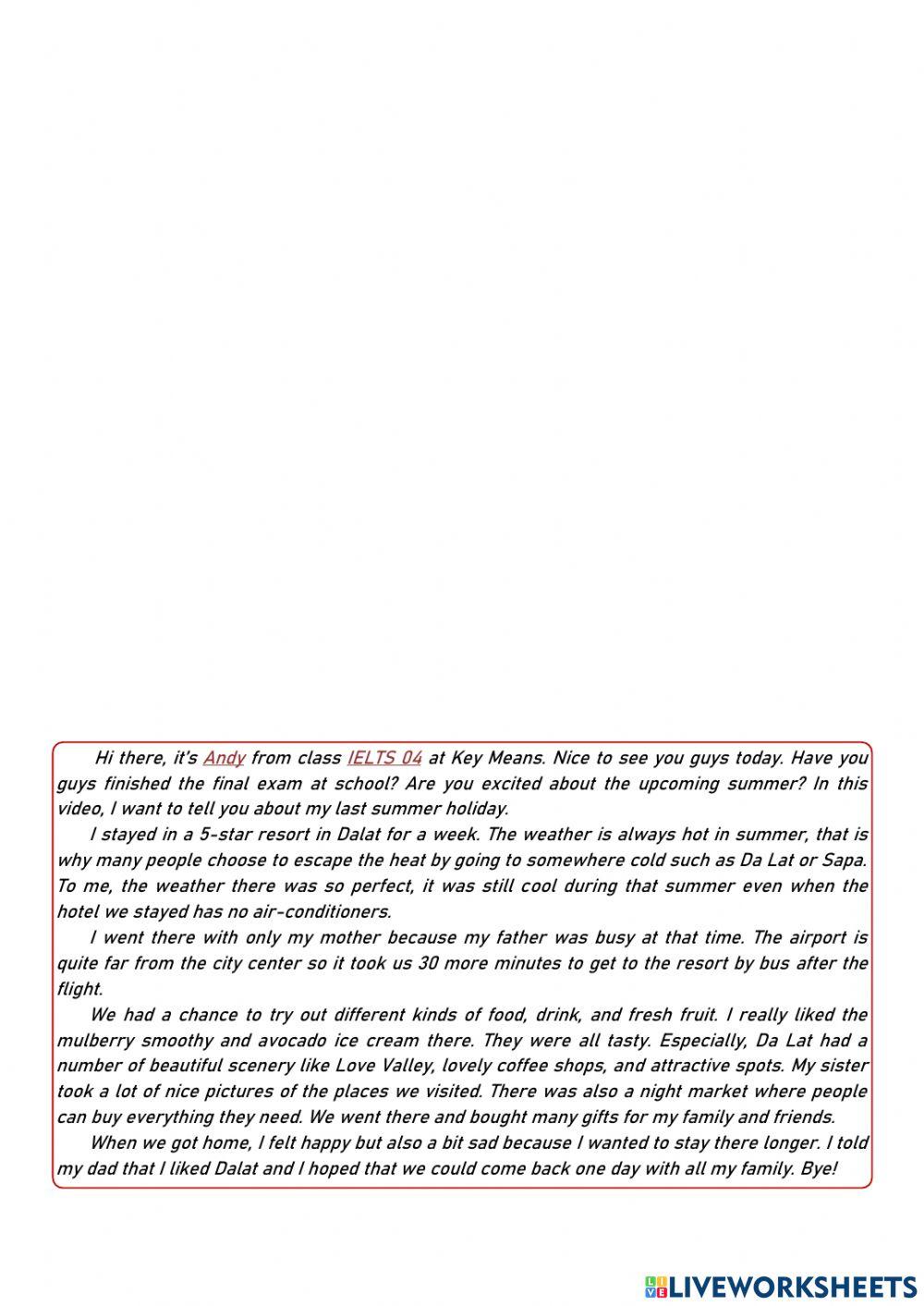 Vui9 video summer holiday