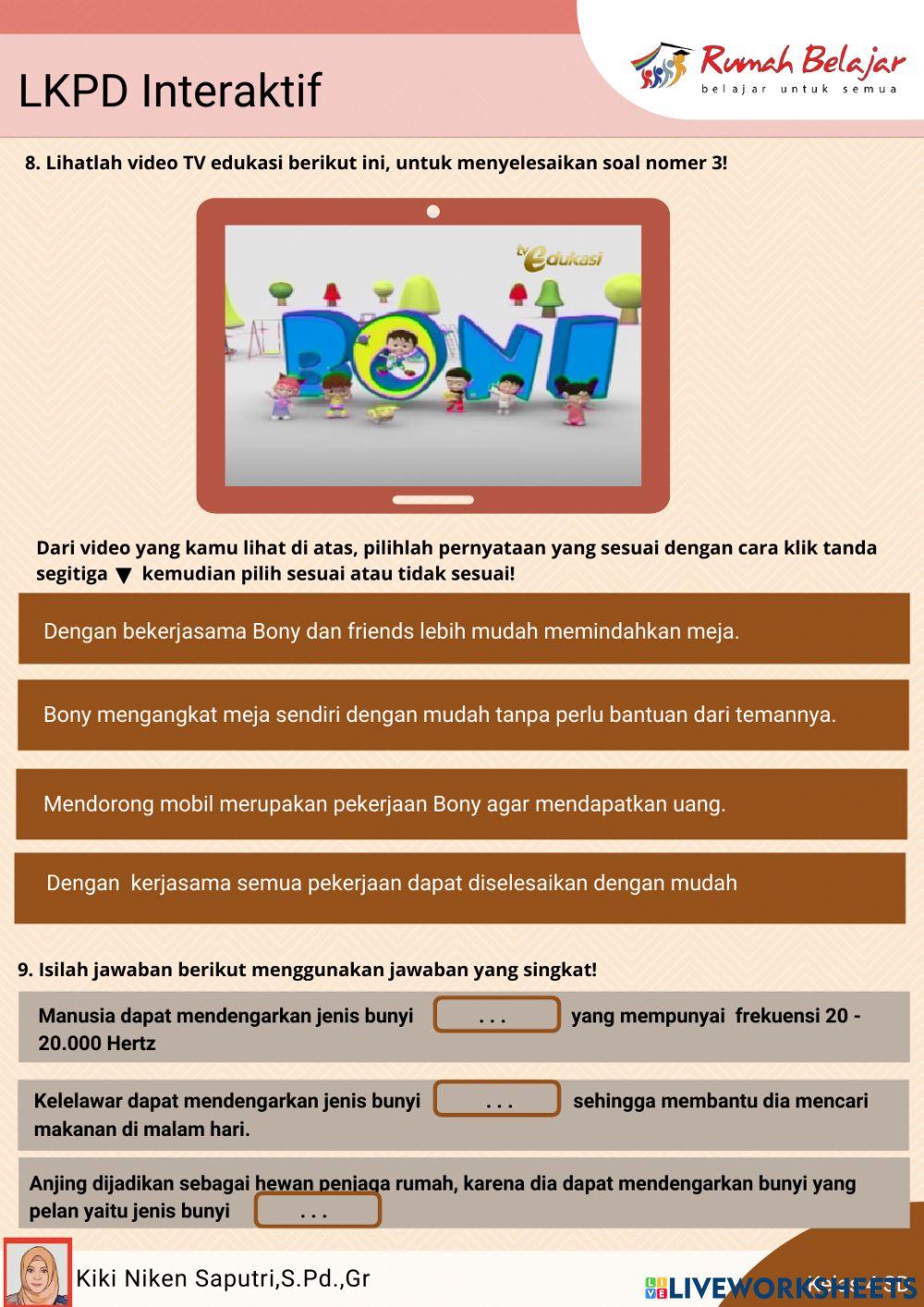 LKPD Kelas 4 Keberagaman