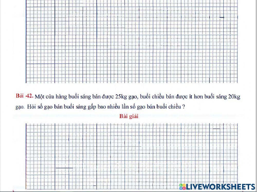 Toán 3 lên 4 - Dạng 7.6: Toán số lớn gấp mấy lần số bé