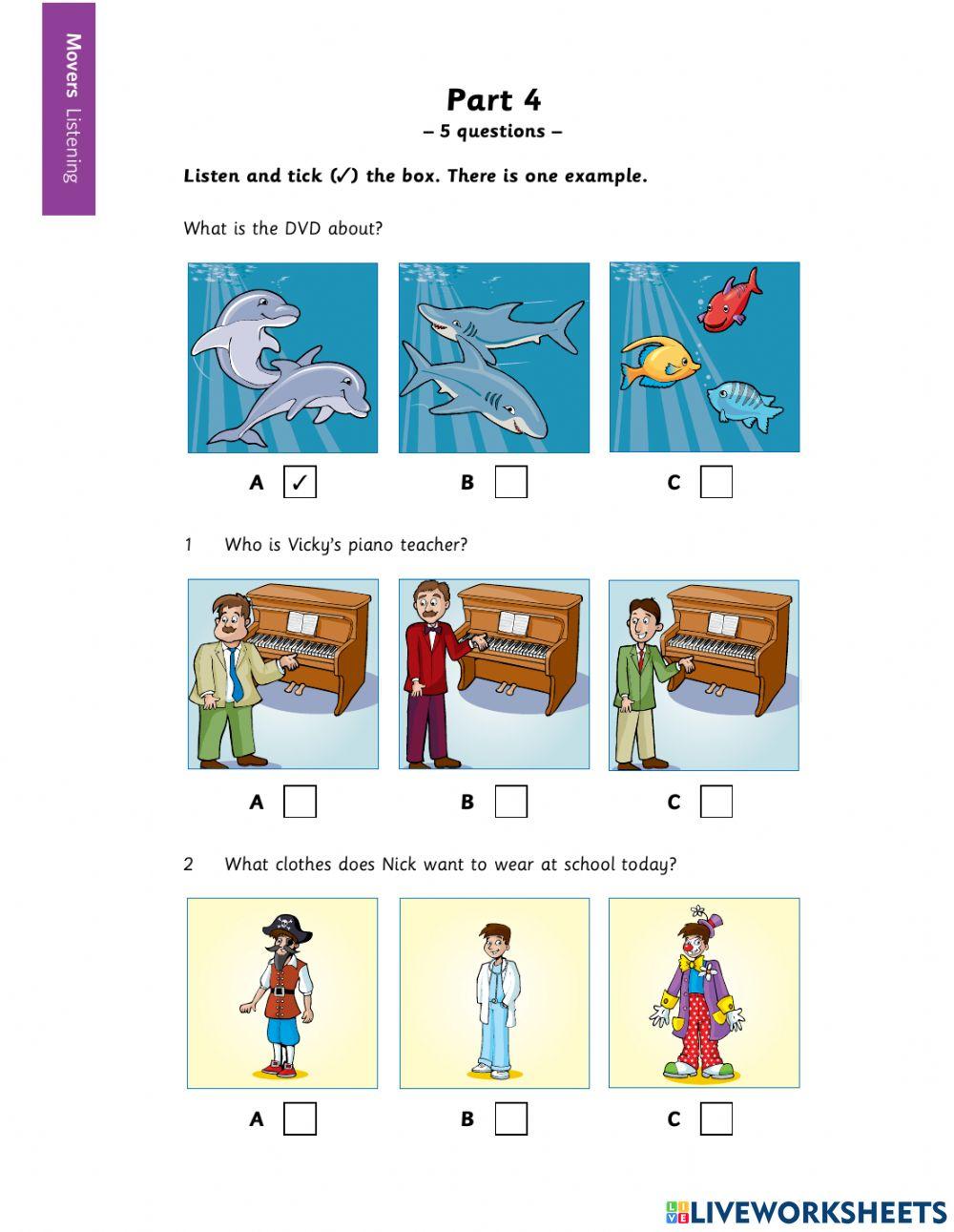 MOVERS-SAMPLE TEST 2018 VOL 1-LISTENING