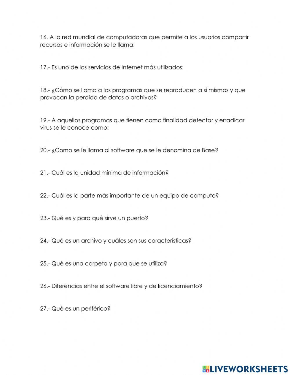 Informática Curso CENEVAL