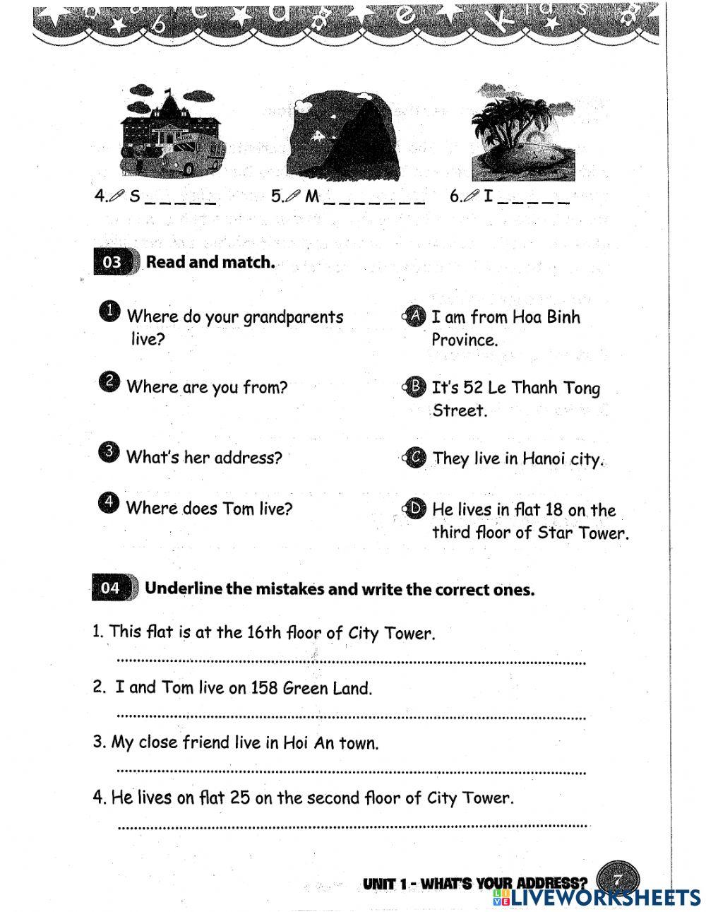 Grade 5-Unit 1-What's your address?