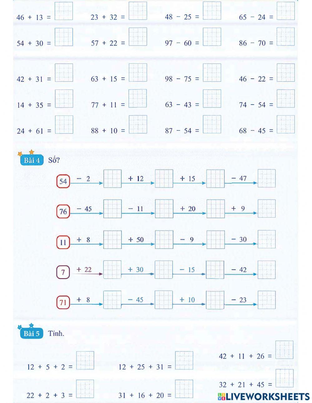Toán 1 lên 2: Chuyên đề số 2