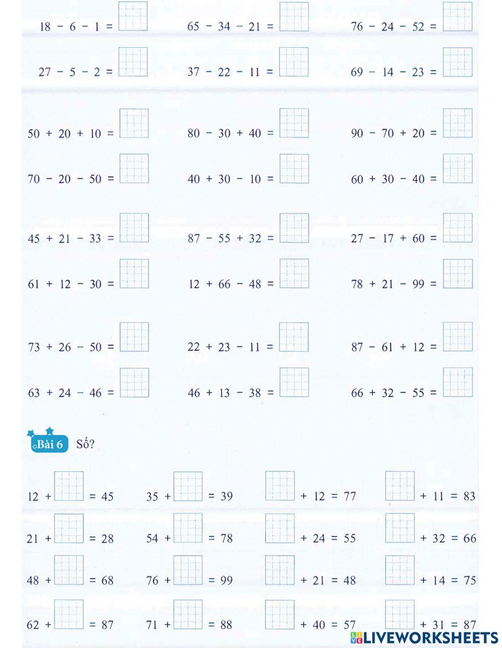 Toán 1 lên 2: Chuyên đề số 2