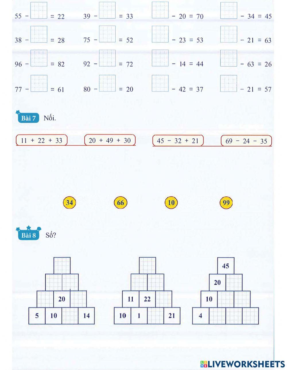 Toán 1 lên 2: Chuyên đề số 2