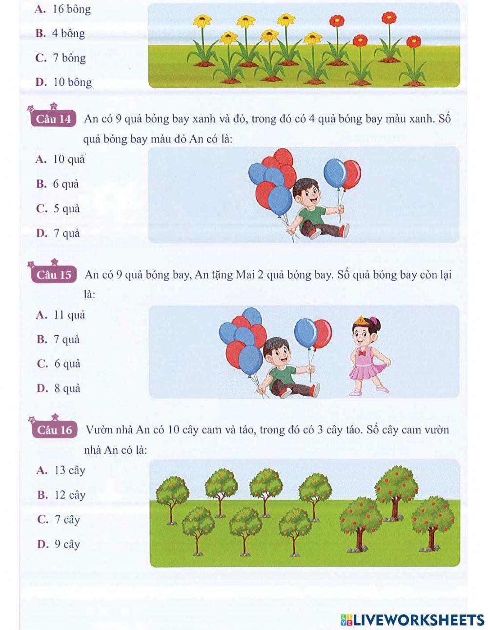 Toán 1 lên 2: Chuyên đề số  3