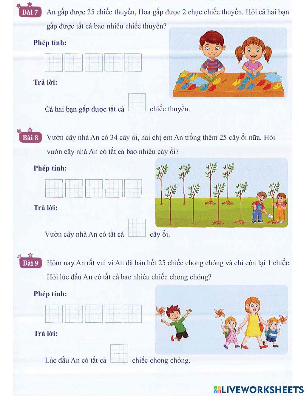 Toán 1 lên 2: Chuyên đề số  3