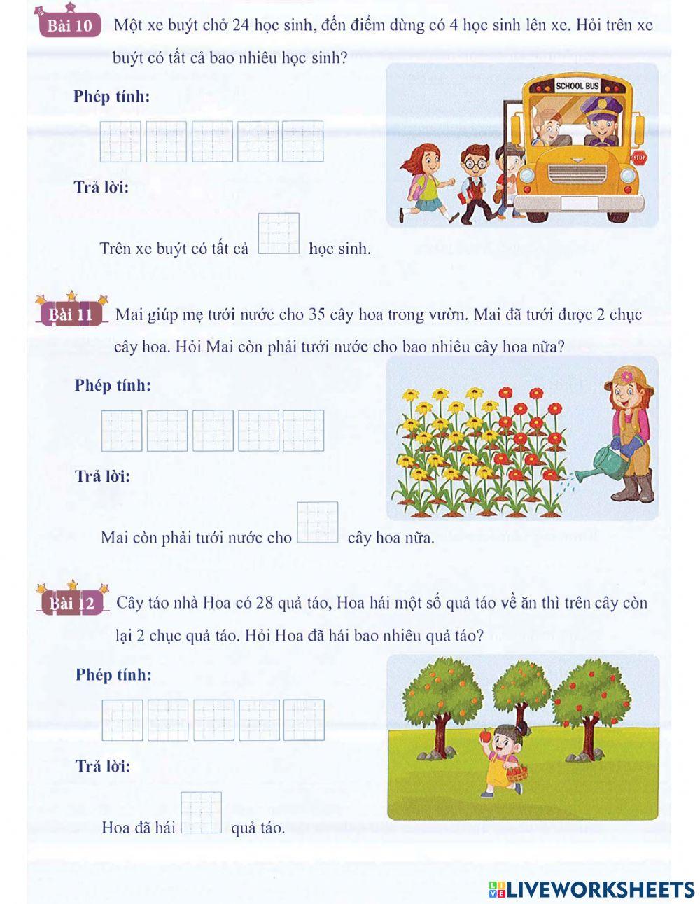 Toán 1 lên 2: Chuyên đề số  3