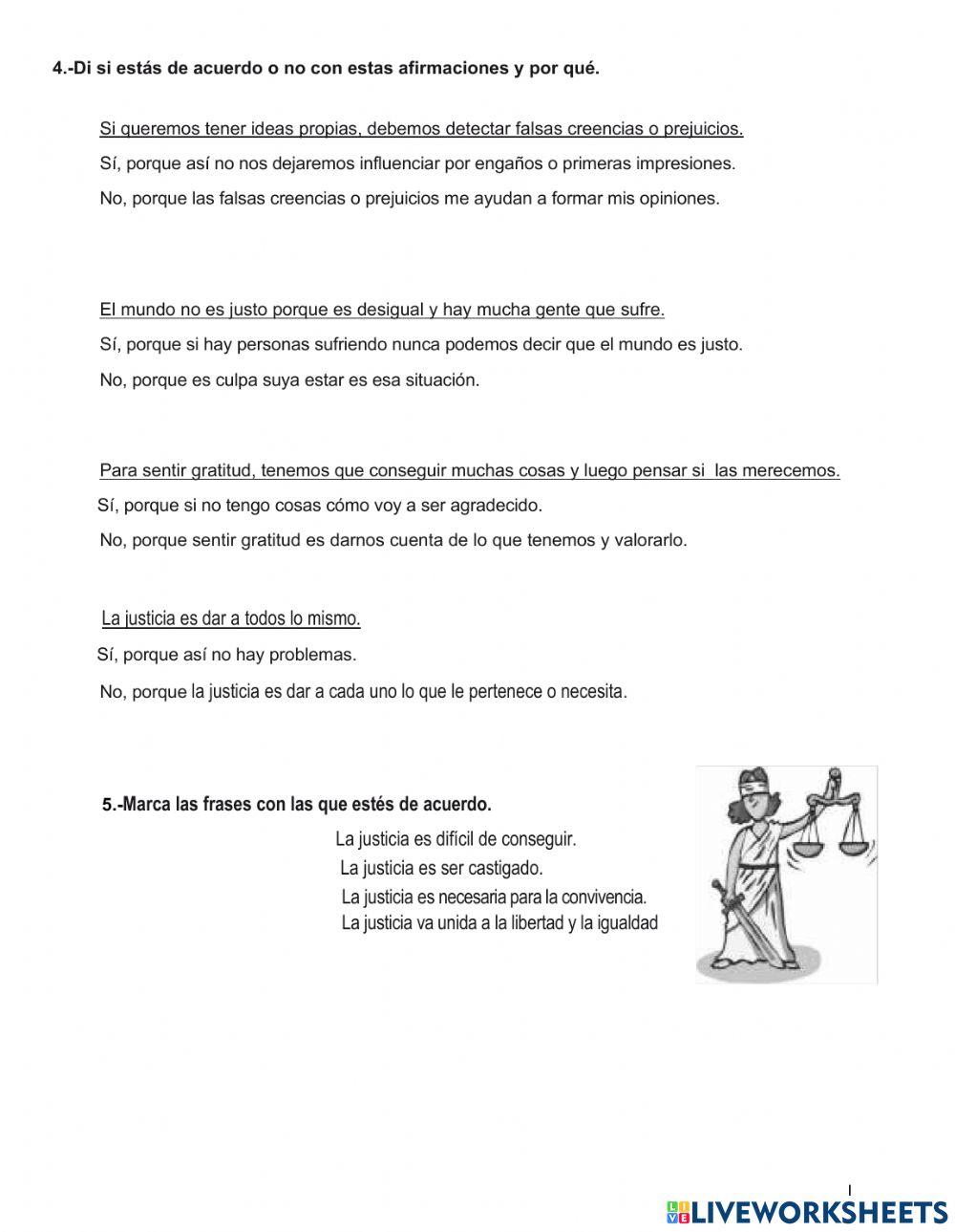 Evaluación 3erTR Valores 4º