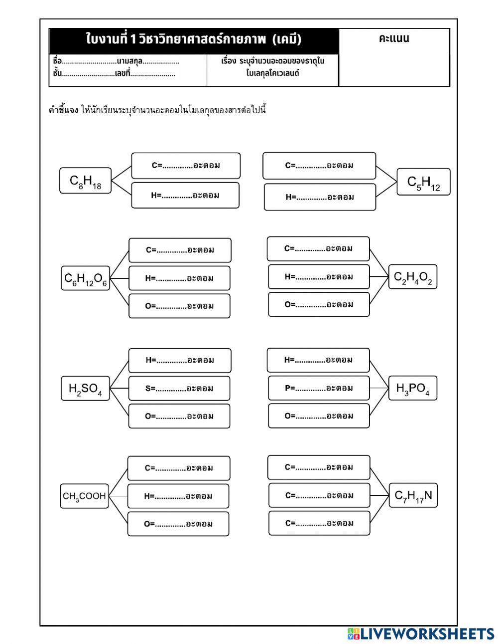 พันธะเคมี 