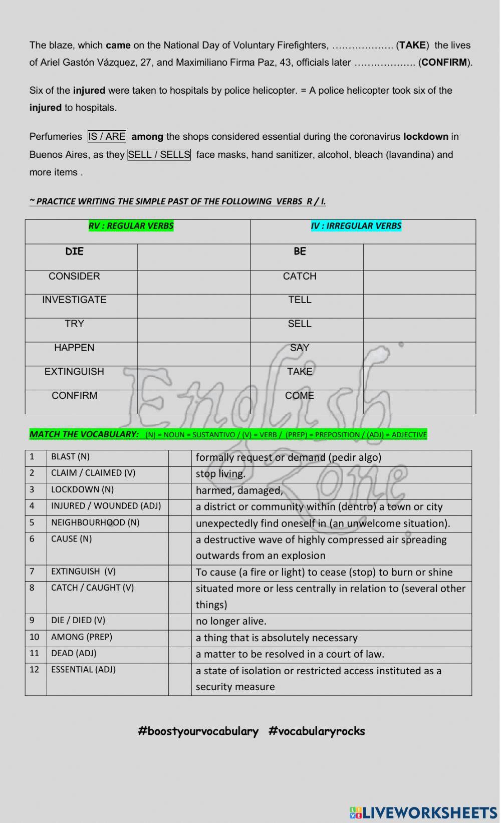 Breaking News 2020 FIREFIGHTERS & Alberto Crescenti