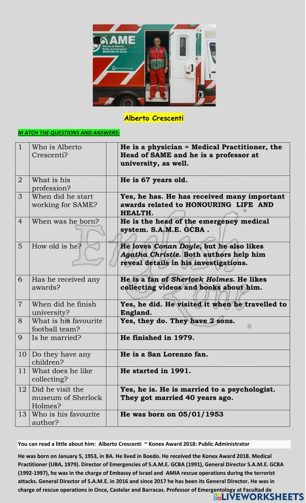 Breaking News 2020 FIREFIGHTERS & Alberto Crescenti