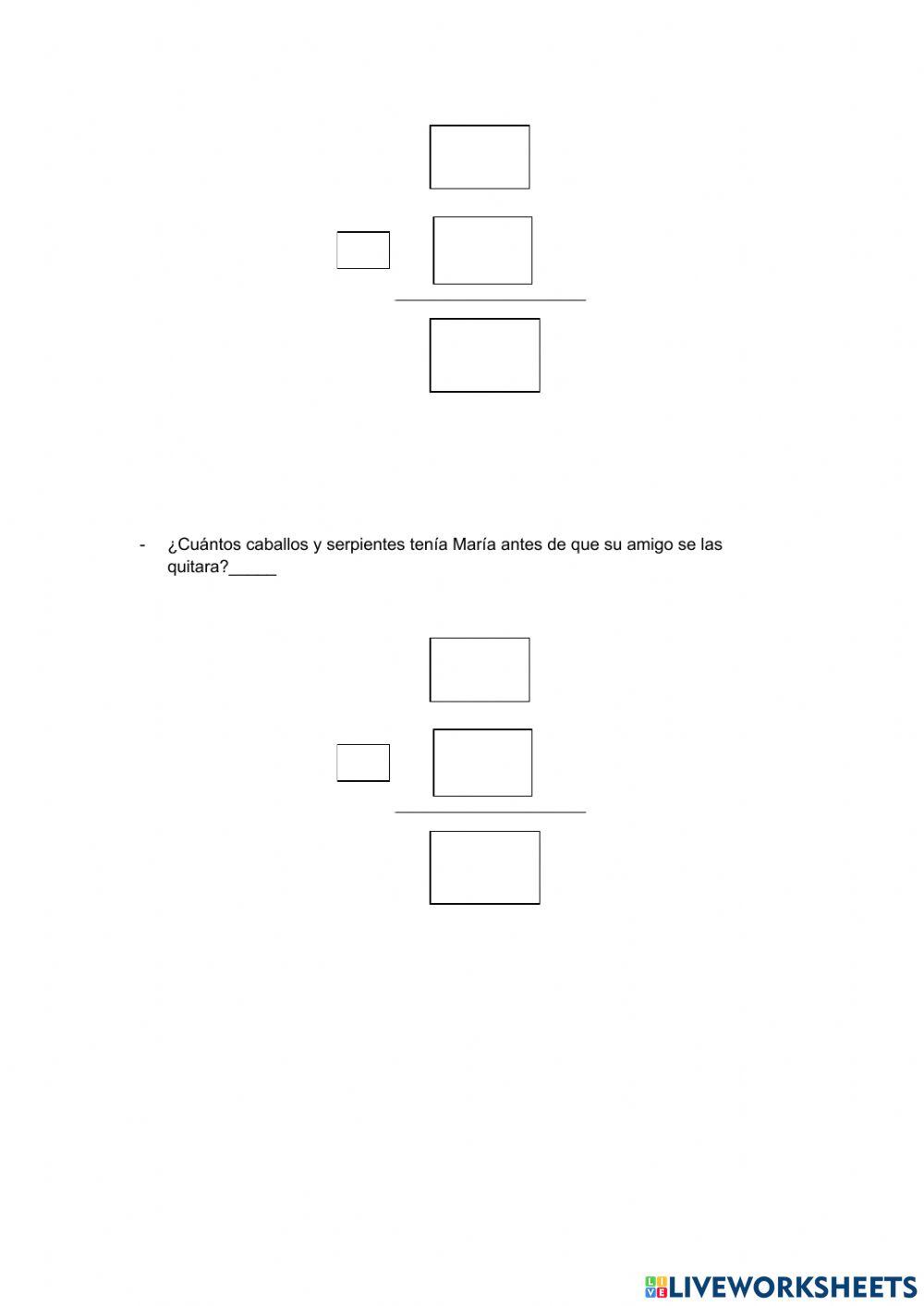 Repaso matemáticas 1º de Primaria