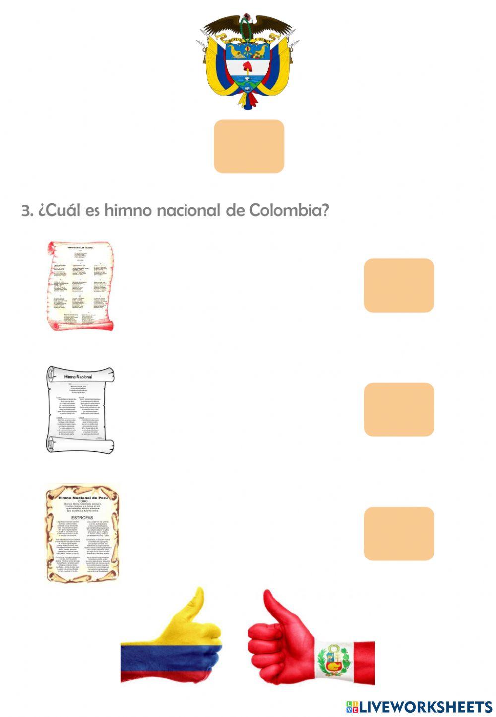 Símbolos patrios de colombia