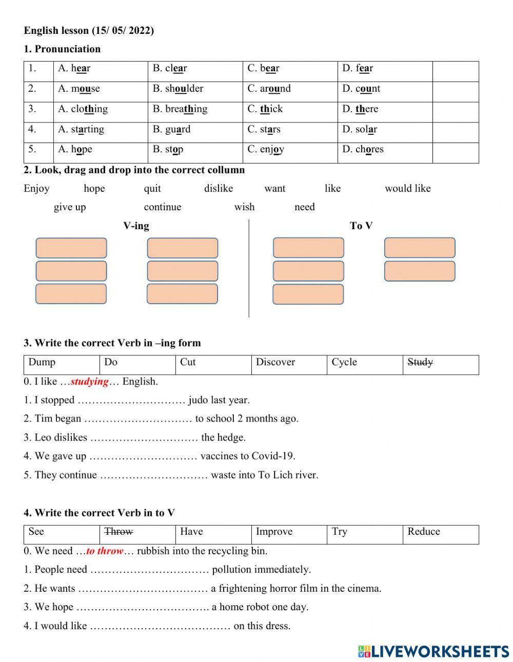 Group 4 - To infinitive