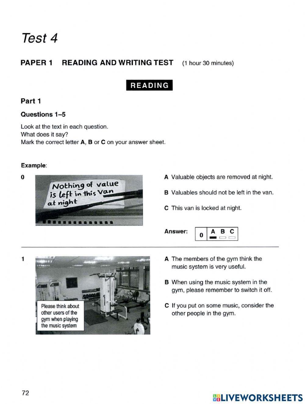 End-of-pre-ielts reading test