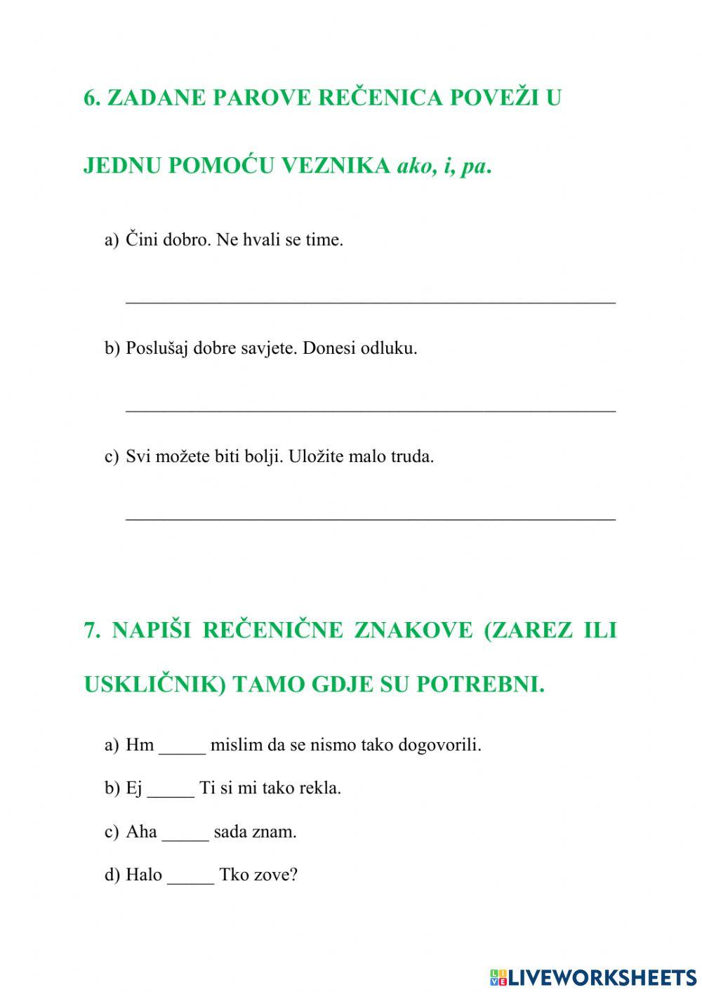 Nepromjenjive riječi - 5.