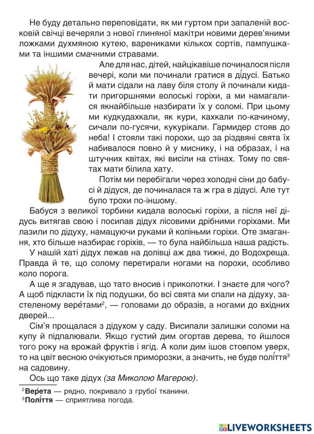 Підсумкова діагностувальна робота