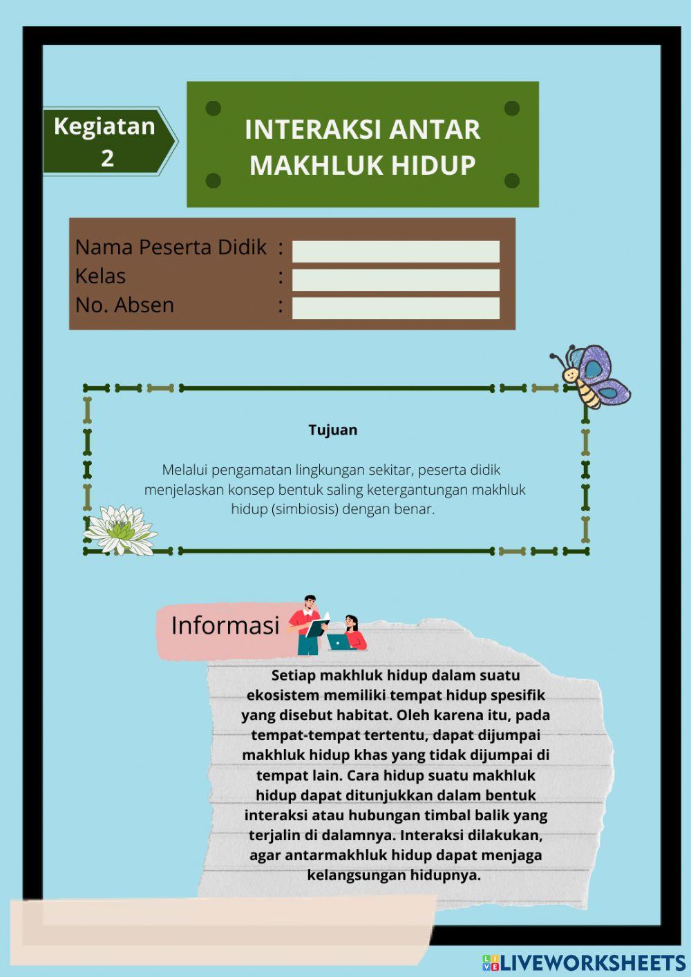 Interaksi Antar Makhluk Hidup