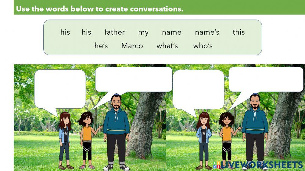 L5 - A14 - what, who, her, his, she, he, reading and writing