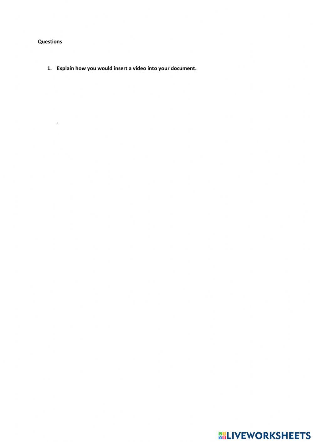 Lesson 4 Graphics Inserting Videos