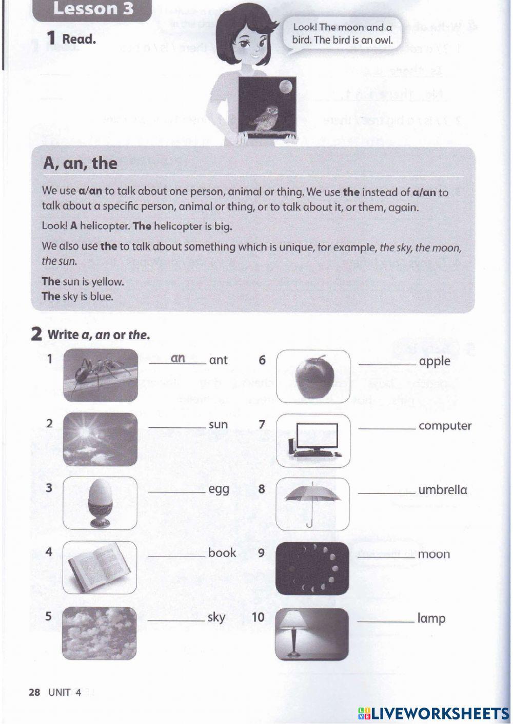 Wonderful world 1 unit 4.3