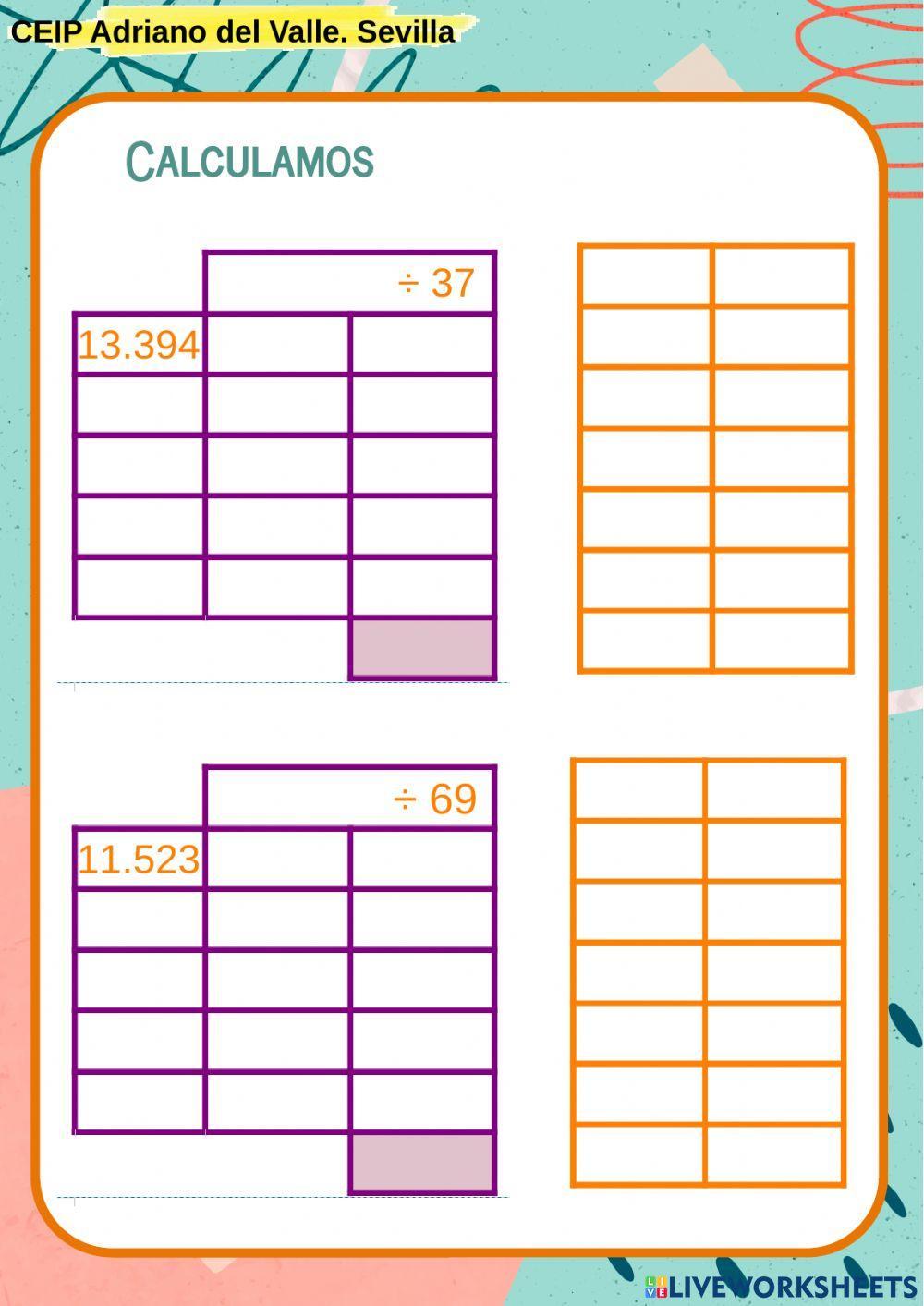 Ficha5. División dos cifras ABN