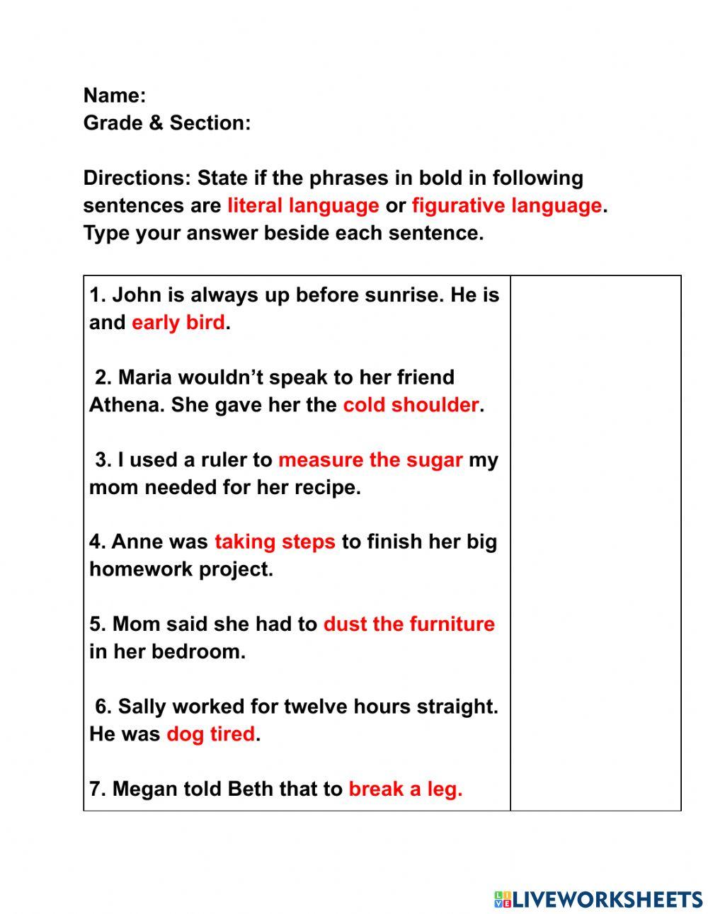 Python Count Nan In Array Literal And Figurative Language