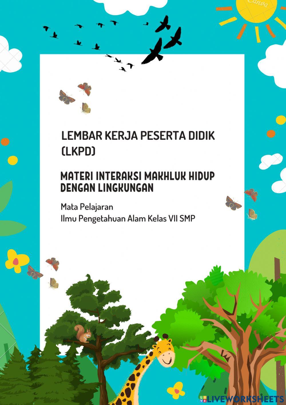 Komponen Biotik dan Komponen Abiotik