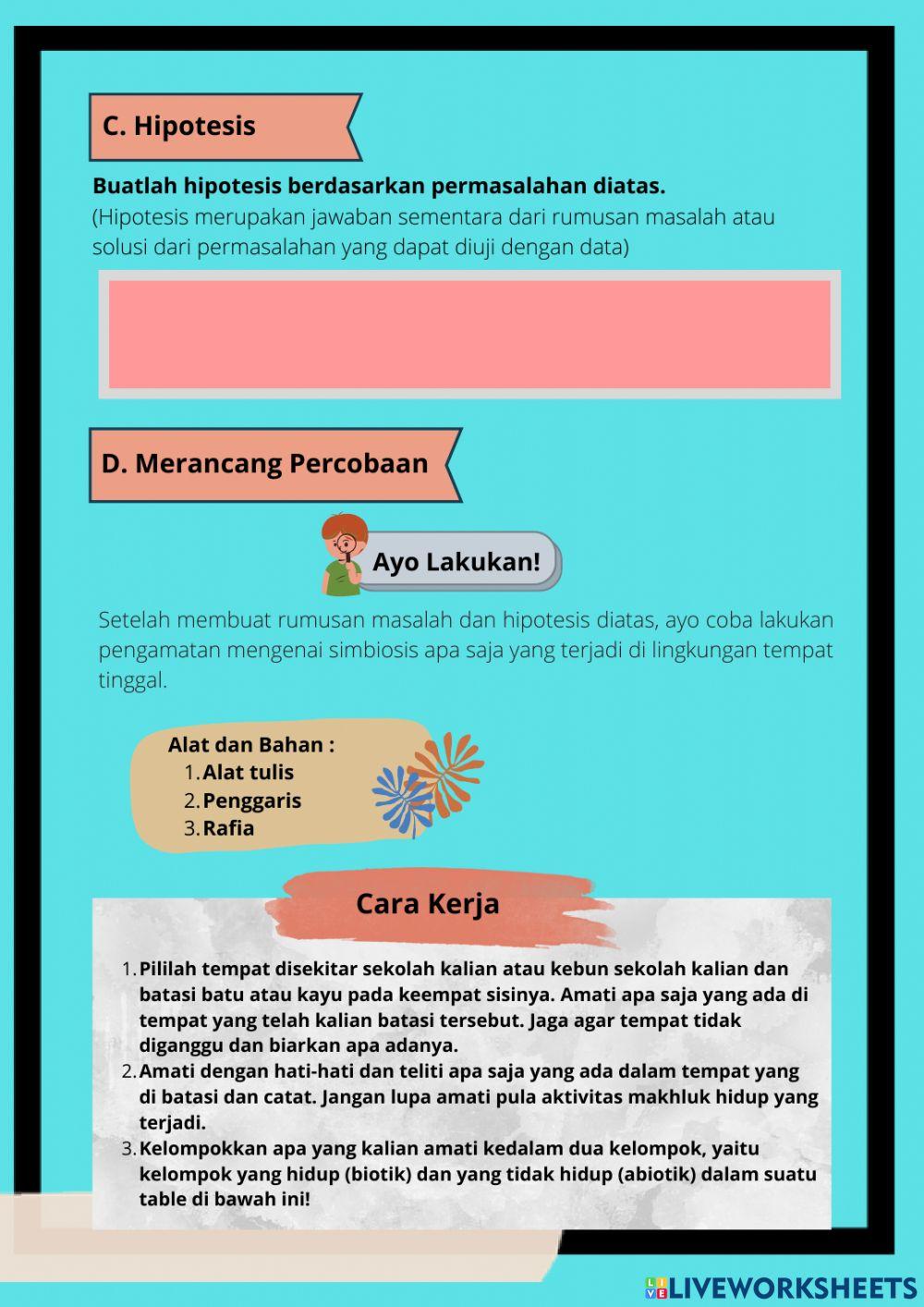 Komponen Biotik dan Komponen Abiotik