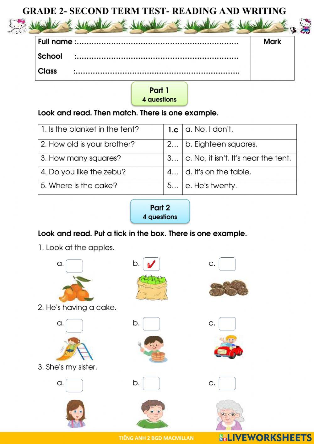 Đề thi HK 2 - số 6 - G2