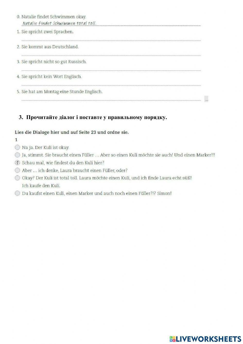 Semesterarbeit. Leseverstehen