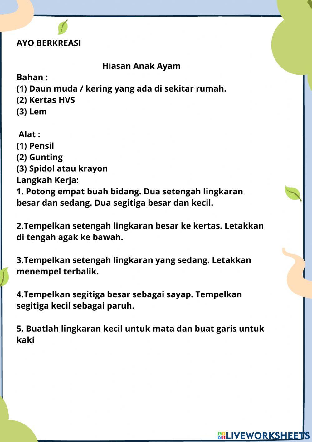 Lkpd kelas 2 tema 8 sub tema 4 pembelajaran 1
