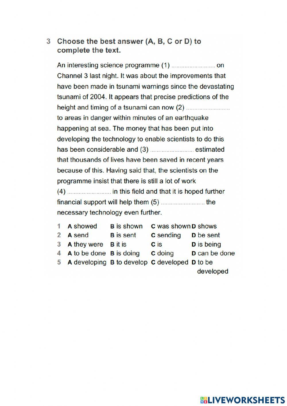 Unit 8 UOE Intermediate