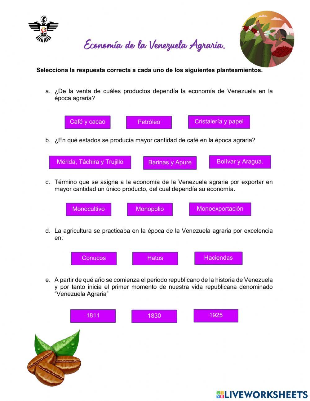 Economía de la Venezuela Agraria