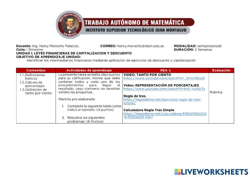Unidad 1 Trabajo Autonomo MF
