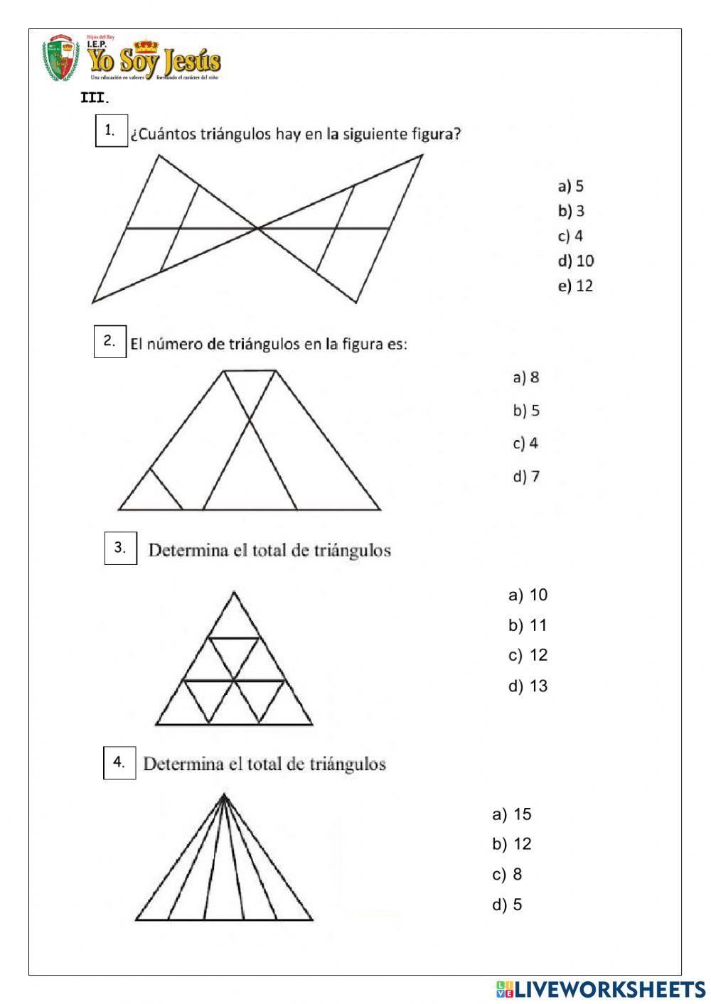 Evaluación de razonamiento matemático
