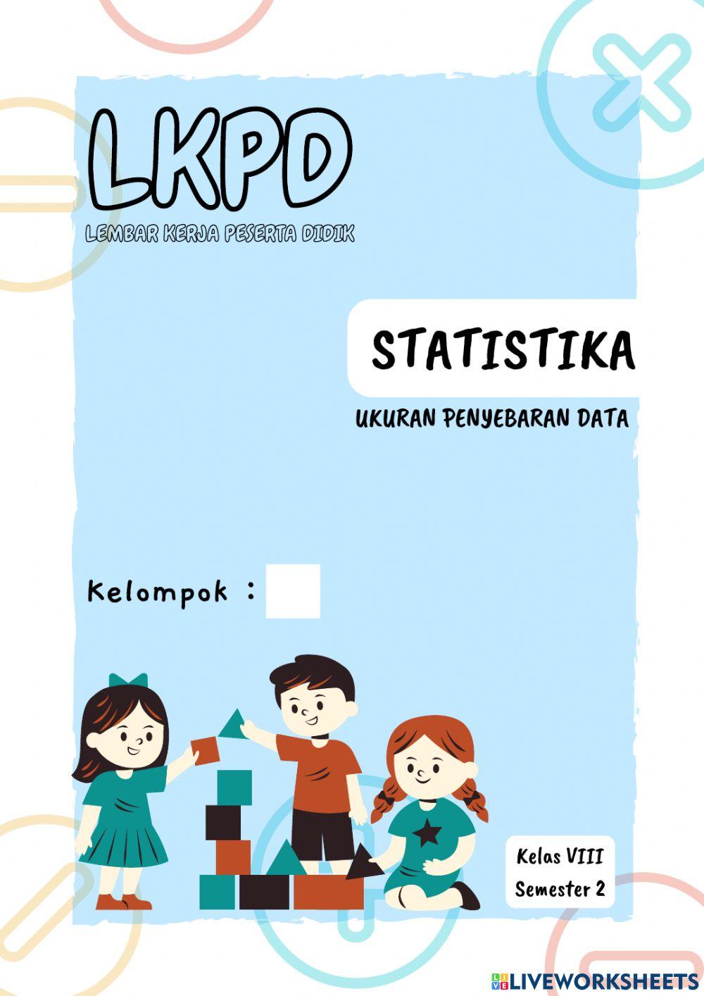 Statistika LKPD Kelas 8 Pertemuan 2 online exercise for | Live Worksheets