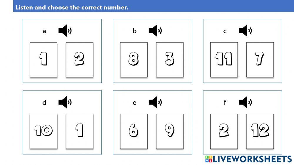 L6 - A6 - Numbers, Listening