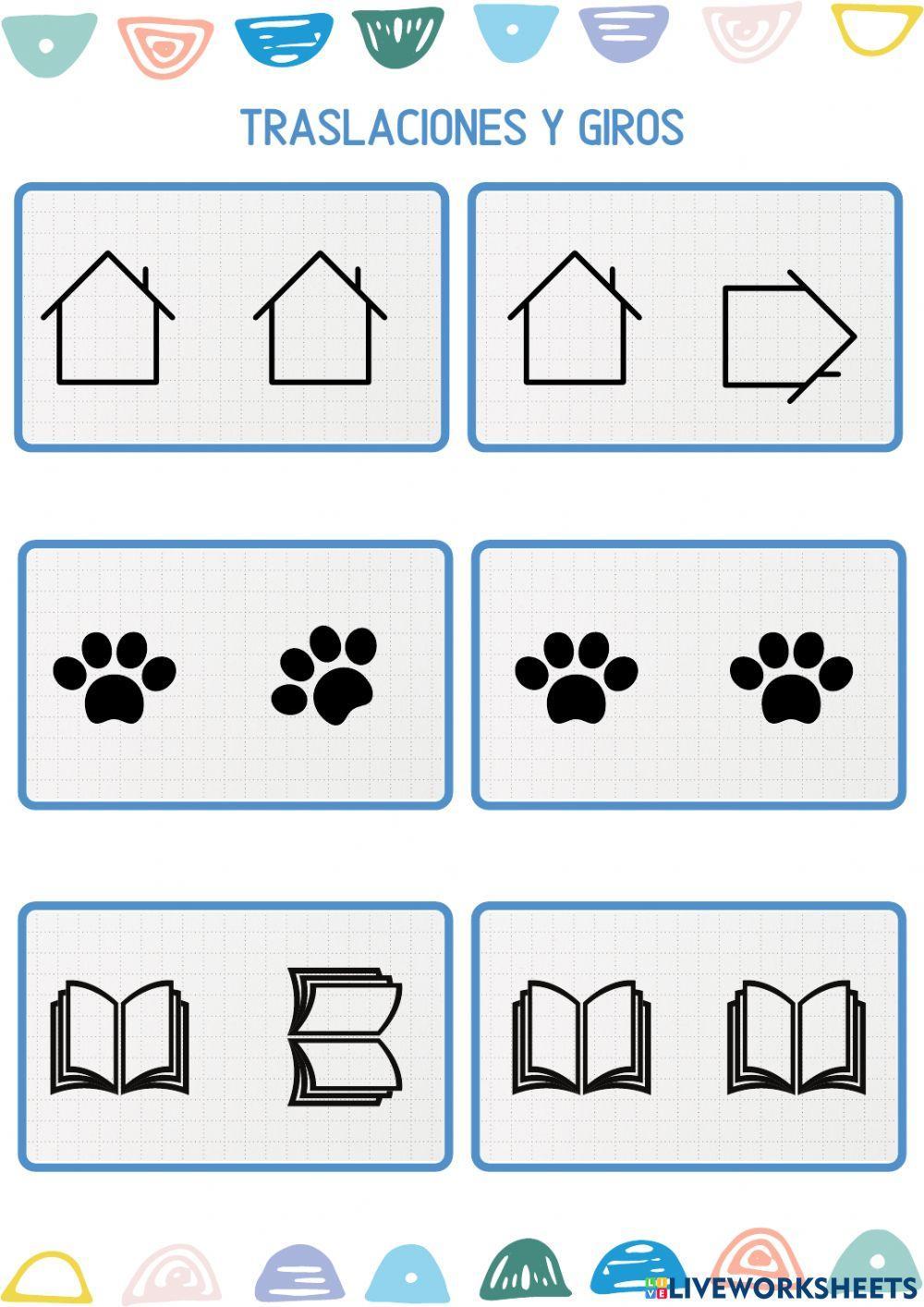 Traslaciones o giros