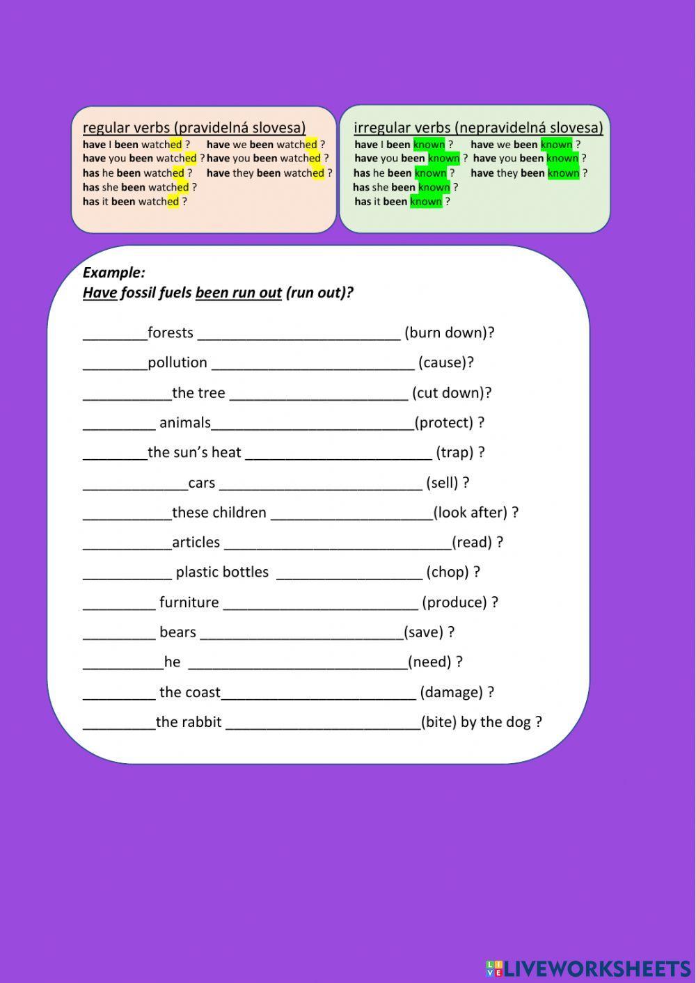 ANG 8 - PASSIVE VOICE 3 - present perfect - psaní