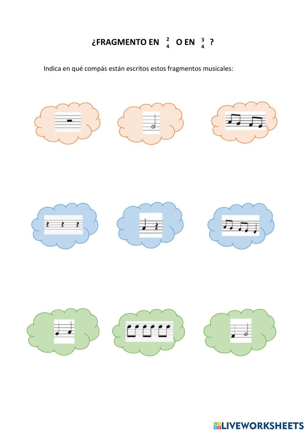 Compases 2 por 4 y 3 por 4