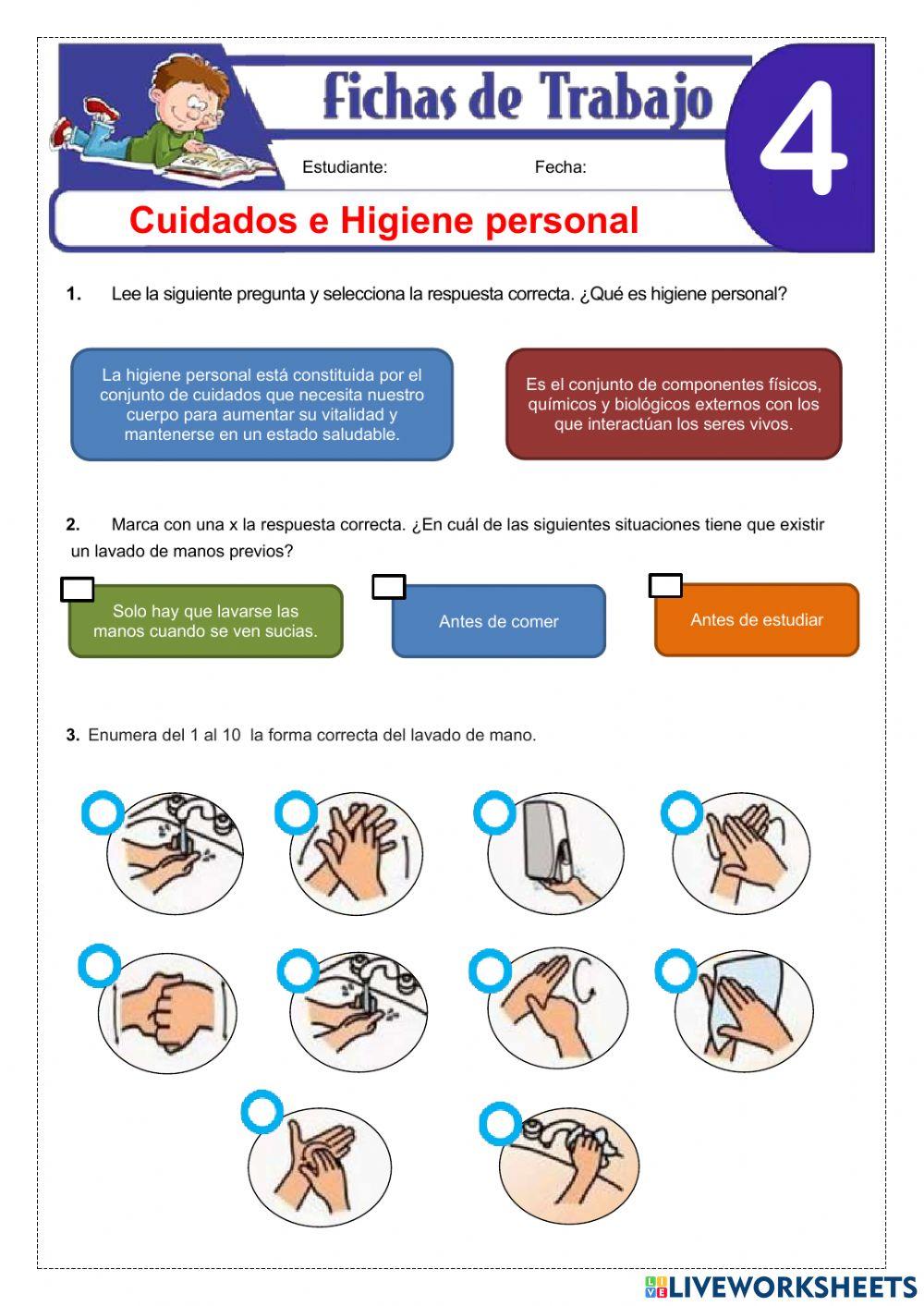 Evaluación de la higiene personal