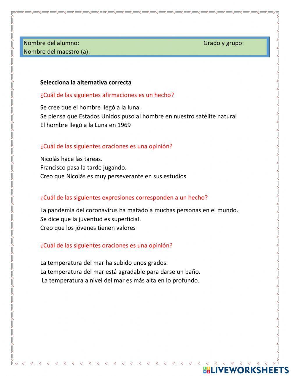 Lee y compara notas informativas