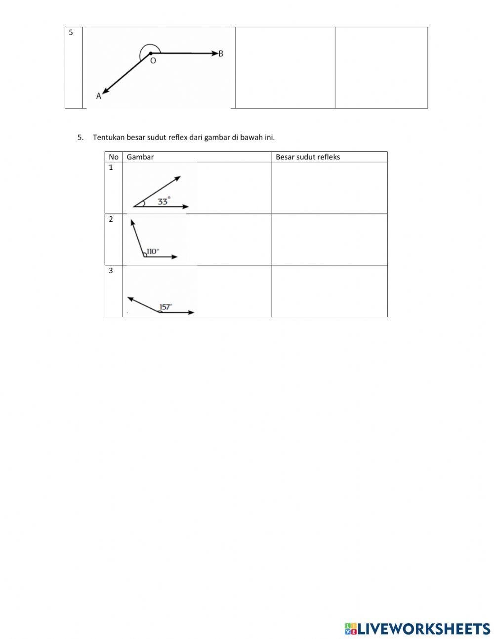 Titik, garis, dan Sudut