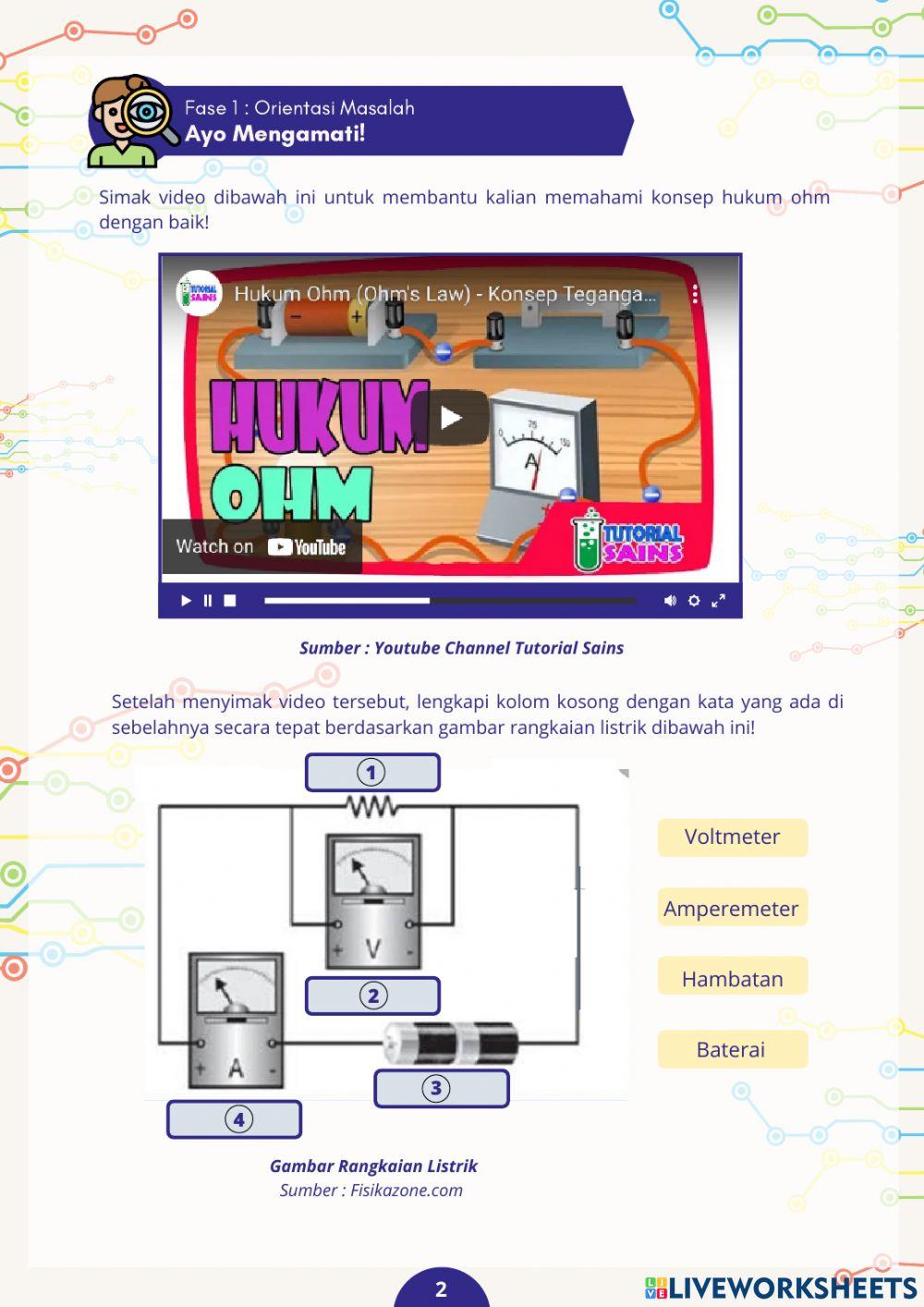 E-LKS Tema Hukum Ohm