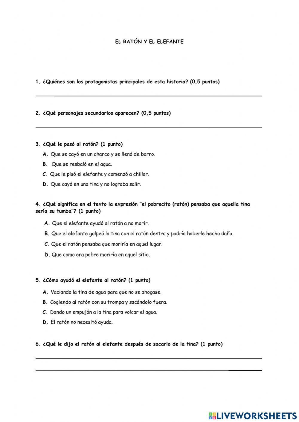 El ratón y el elefante