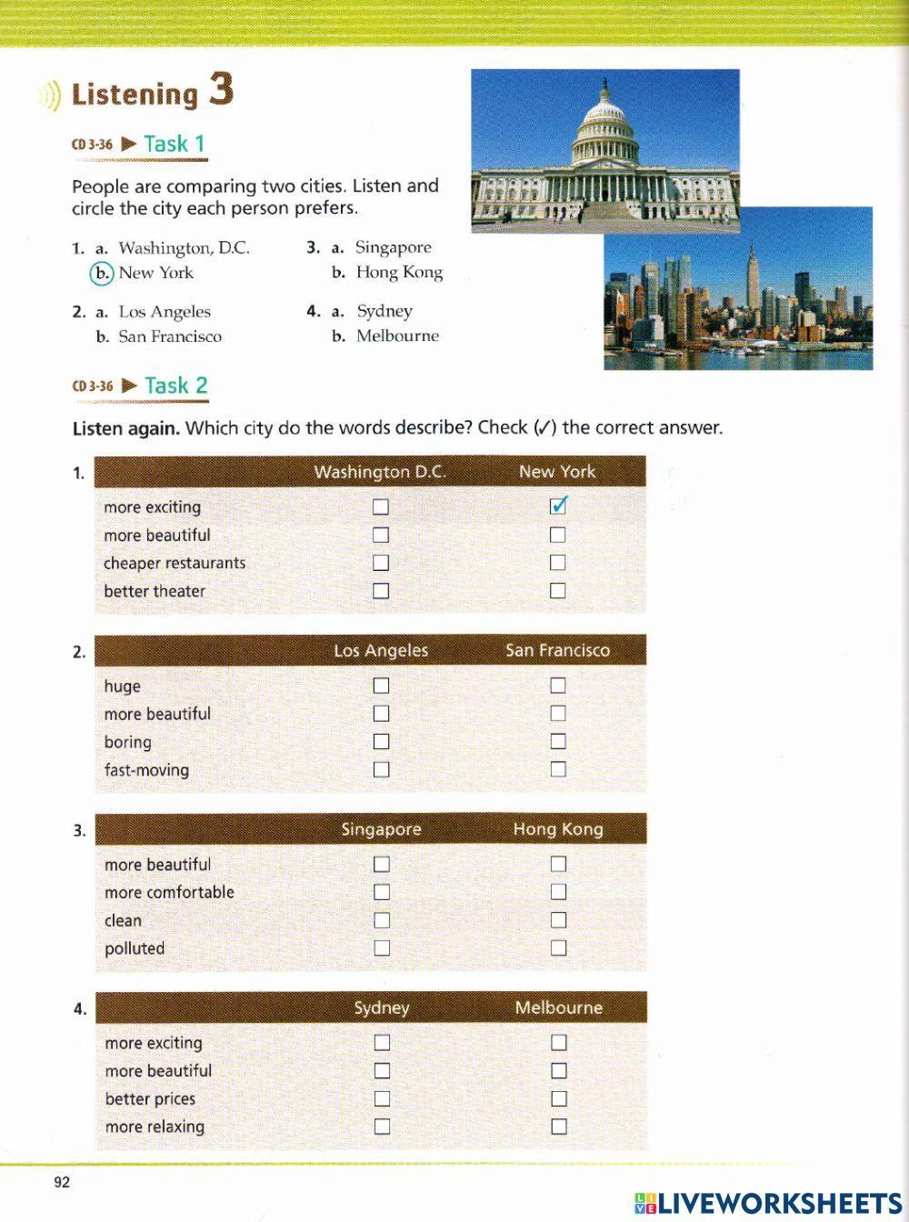 Unit 4 Listening supplementary 2