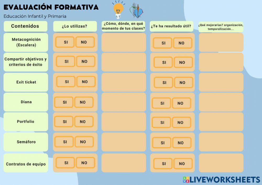 Evaluación formativa