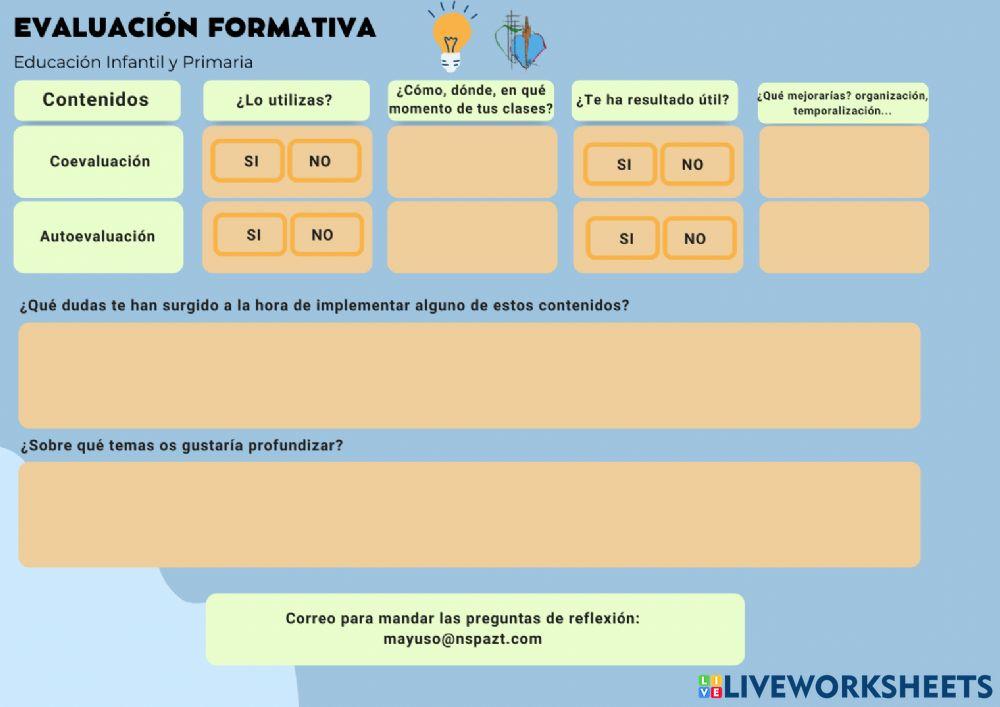 Evaluación formativa
